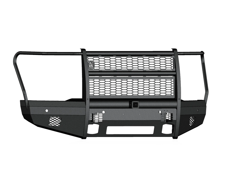 24C F150 VAQUERO FRONT NON WINCH BUMPER FULL GUARD 2IN RECEIVER TEXTURE BLACK
