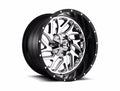 ~(52 lbs. 23X23X13)~ TRITON 20x10 5x139.70/5x150.00 CHROME PLATED GLOSS BLACK LIP (-19 mm)