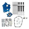 S&S Cycle 2017+ M8 Oil Cooled Models Gear Drive Cam Chest Kit w/o Cam - Chrome Pushrod Tubes