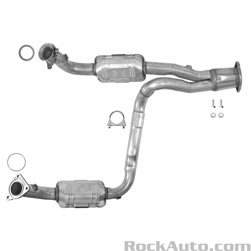 AP Exhaust Products silver auto part