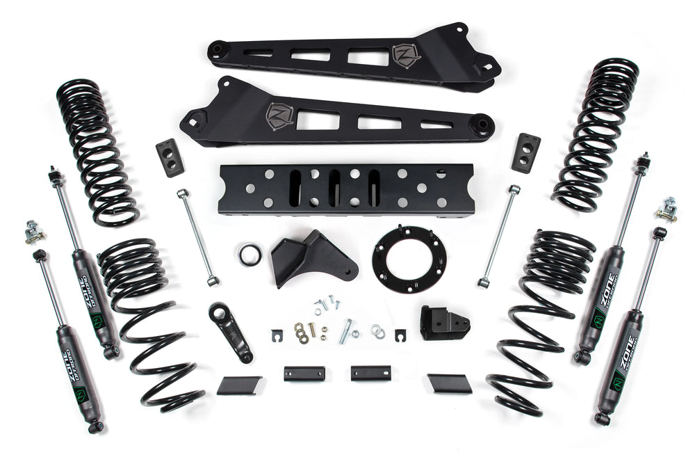 20192021 RAM 2500 6.5 RADIUS ARM 4.5 REAR COILS DIESEL 6BOLT TCASE NITRO SHOCKS