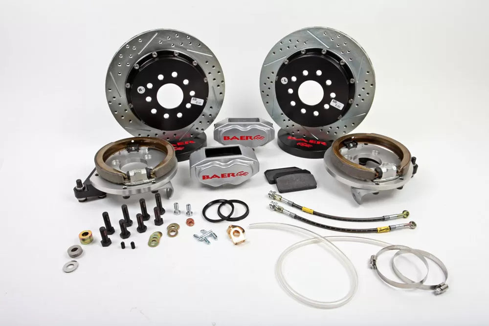13" SS4+ Brake Sys RR Slvr 64-77 A-body