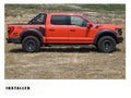 22C TUNDRA FX RUNNING BOARD W/ LED MATTE BLACK