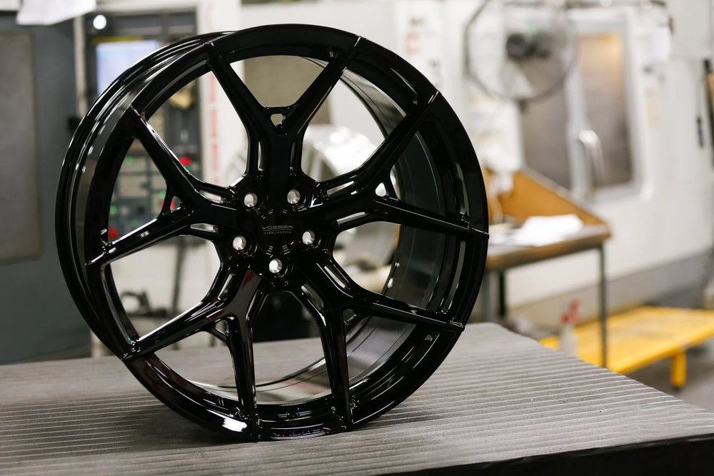 Vossen black auto part