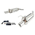 1517 MUSTANG GT TWIN 3IN SS AXLEBACK EXHAUST SYSTEM (ROUND REAR VAREX MUFFLERS