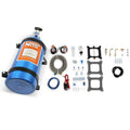Powershot Holley 4Bbl Powershot Series Nitrous System Fits Holley 4150 And Carter Afb Late 125 HP Includes Blue 10 Lb Bottle NOS