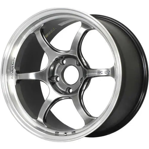 Advan RG-D2 18x9 +00 6x139.7 Machining and Racing Hyper Black Wheel