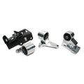 92-95 Civic 94-01 Integra Conversion Polished Aluminum Engine Mount Kit H-Series Manual Auto 2 Manual Solid Polished Aluminum No Bushings Innovative Mounts
