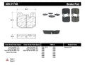 Street Axle Pack, Drilled, 4 Wheel