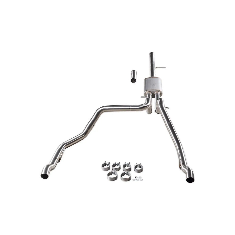 19C SILVERARDO 1500 SIGNATURE CATBACK EXHAUST SYS 3/2.5IN TUBING DUAL SS