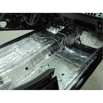 COMPLETE VEHICLE CUSTOM INSULATION KIT POLYMER BLACK BACKING SILVER