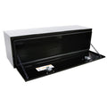 18X18X60 UNDERBODY CARBON STEEL DROP DOWN DOOR TOOLBOX DBL LATCH THANDLE BLK