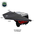 Overland Vehicle Systems XD Nomadic 180 - Awning Universal Black Body Black Trim W Black Travel Bag