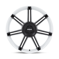 R908 22X10 5X130 WHT M-BLK-SPK 56MM