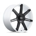 R908 22X10 5X130 WHT M-BLK-SPK 56MM