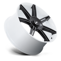 R908 22X10 5X130 WHT M-BLK-SPK 56MM