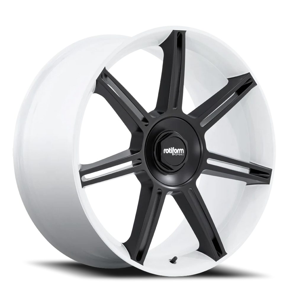 R908 22X10 5X130 WHT M-BLK-SPK 56MM
