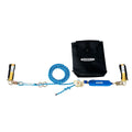 30FT 2MAN ROPE HLL W/ CROSSARM STRAPS BLACK BLUE YELLOW