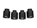 Corsa 20-25 Chevrolet Corvette C8 RWD 4.5in Carbon Fiber Black PVD Tip Kit (For Corsa Exhaust Only)
