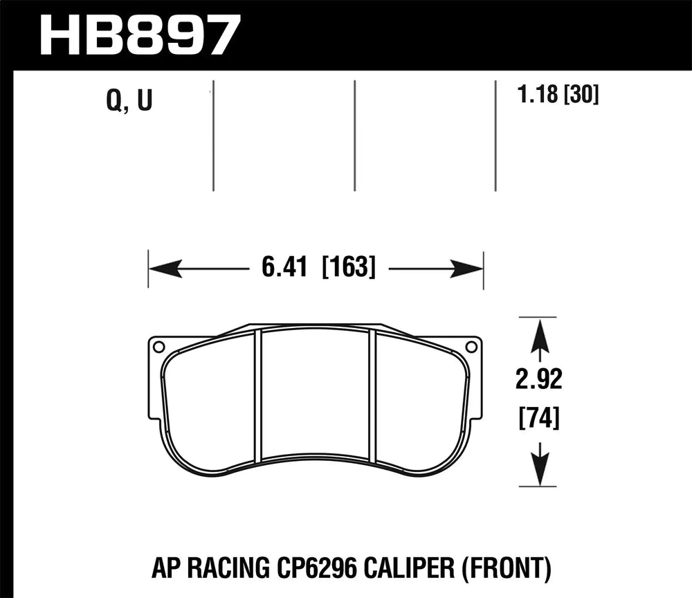 ~(11 lbs. 9X4X3)~ AP Racing CP6269 DTC-80