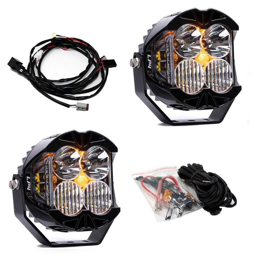 LP4 Pro LED Driving/Combo Amber Lens Pair Baja Designs