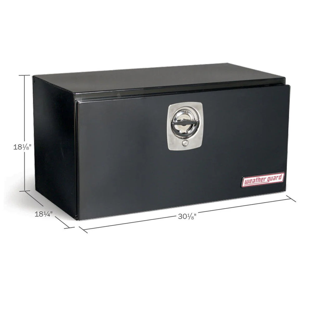30 X 18 X 18IN UNDER BED STEEL BOX TOOL STANDARD 5.6 CU FT GLOSS BLACK FINISH