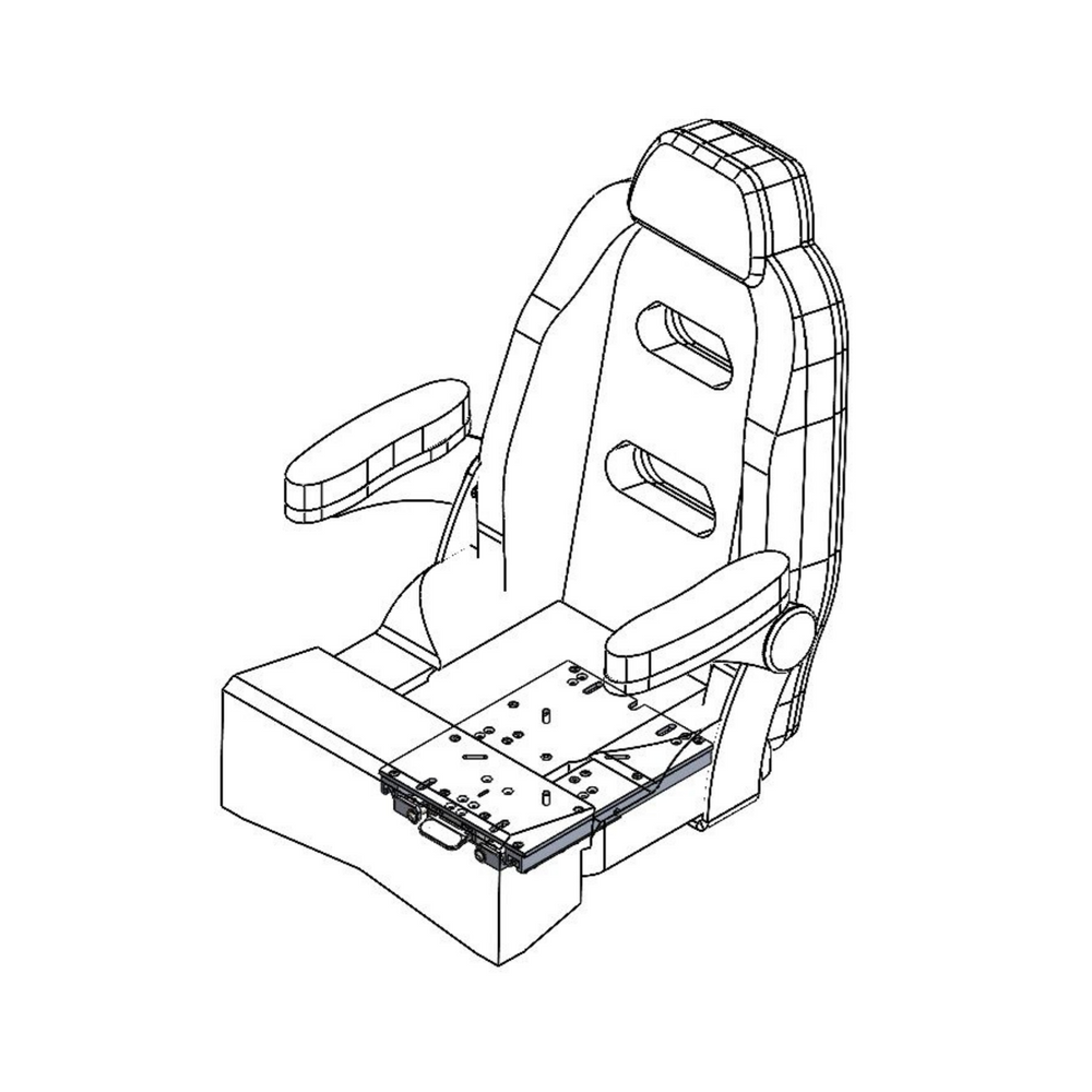 SEAT SLIDE ASSEMBLY KIT, HELM SEAT