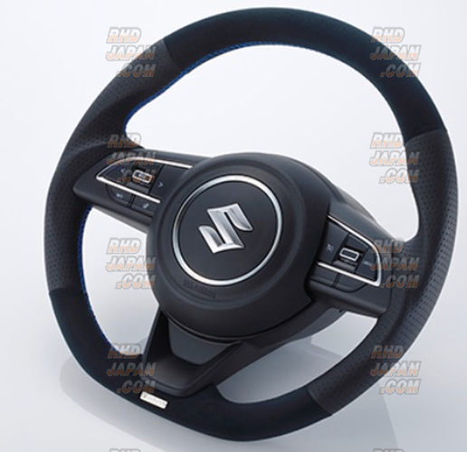 GReddy All-Leather Steering Wheel Red Stitching ZC33S
