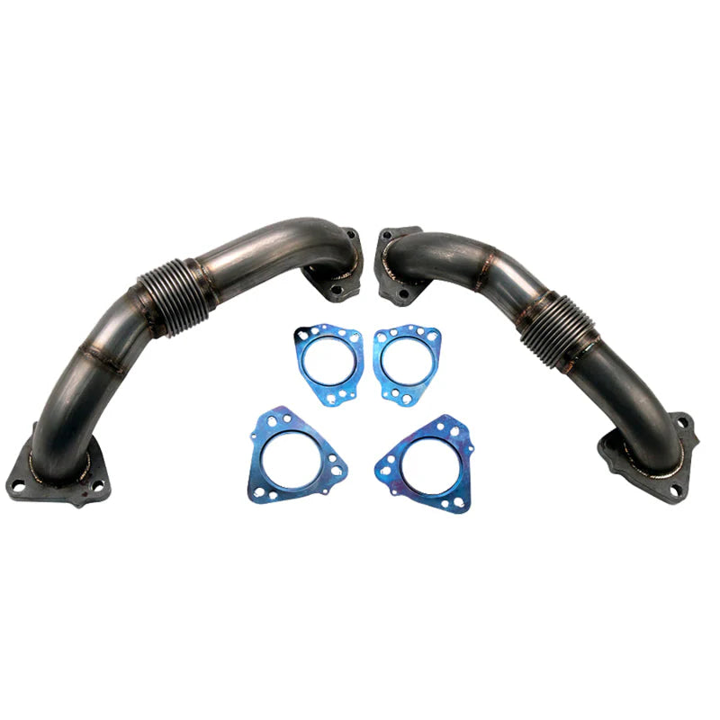 Up Pipe Kit w Gaskets 2in for 2017-2024 Duramax L5P Stainless
