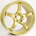 Gram Lights 57CR 19x9.5 +45 5-100 Almite Gold Wheel