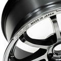 Gram Lights 57NR 18x9.5 +38 5x114.3 Grace Silver Wheel