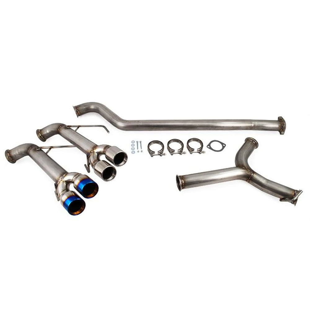 ETS Axle Back Exhaust System w/ Muffler Blue Tips Subaru WRX/STI 2015