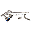 ETS Axle Back Exhaust System w/ Muffler Blue Tips Subaru WRX/STI 2015