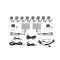 Diode Dynamics - Stage Series SXS Rock Light Installer Kit, RGBW M8 w/Controller (8-pack)