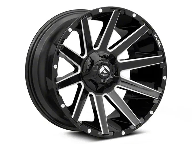 ~(68 lbs. 27X27X17)~ CONTRA 24x14 6x135.00/6x139.70 GLOSS BLACK MILLED (-75 mm)