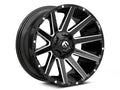 ~(68 lbs. 27X27X17)~ CONTRA 24x14 6x135.00/6x139.70 GLOSS BLACK MILLED (-75 mm)