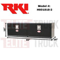 STEEL UNDERBODY 60X18X18 2 DOORS BLK