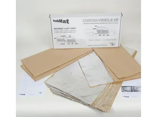 CREW CAB TRUCK INSULATION KIT POLYMER BLACK BACKING SILVER