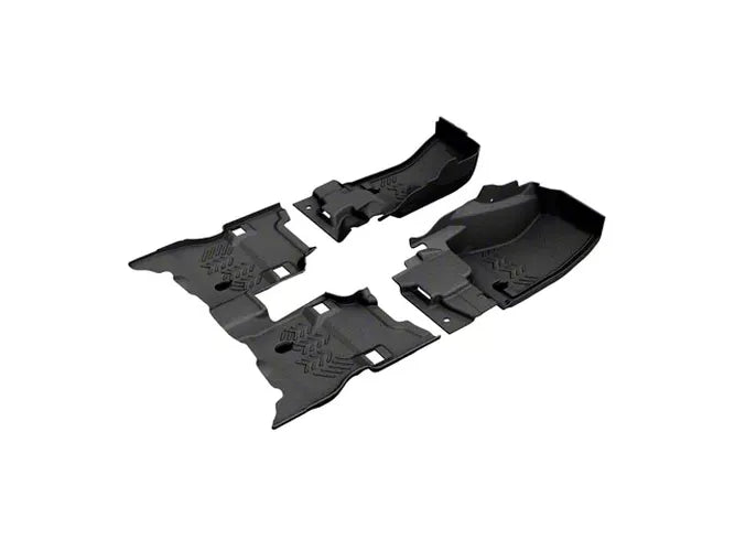 21C WRANGLER JL F3PC RONT AND REAR COMPOSITE FLOORING 4XE MESA SMOKE
