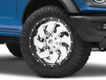 ~(55 lbs. 23X23X12)~ CLEAVER 20x9 6x135.00/6x139.70 CHROME PLATED GLOSS BLACK LIP (1 mm)