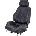RALLY RECLINER LEFT GREY CANVAS
