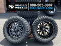 ~(53 lbs. 25X25X11)~ TRITON 22x8.25 8x210.00 GLOSS BLACK MILLED (-221 mm)