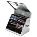 26IN X 18IN TRIANGLE TOOLBOX ALUMINUM BRITE