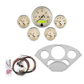 ~(7.5 lbs. 18X11X7)~ GAUGE KIT 5 PC CHEVY CAR 55-56 MPH/FUEL/OILP/WTMP/BAT AB