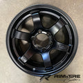 Gram Lights 57DR-X 18X9.0 +00 6-139.7 Semi Gloss Black