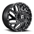 ~(48 lbs. 25X25X11)~ TRITON 22x8.25 8x165.10 GLOSS BLACK MILLED (105 mm)