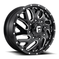 ~(48 lbs. 25X25X11)~ TRITON 22x8.25 8x200.00 GLOSS BLACK MILLED (105 mm)