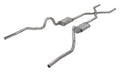70-71 GTO 68-72 442 2.5 Crossmember-Back H-Bomb H- Pipe System - Valance Exit SGA42