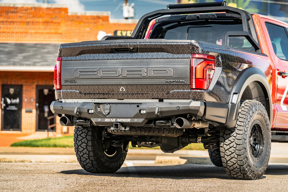 21C RAPTOR STEALTH REAR NON WINCH BUMPER TEXTURE BLACK