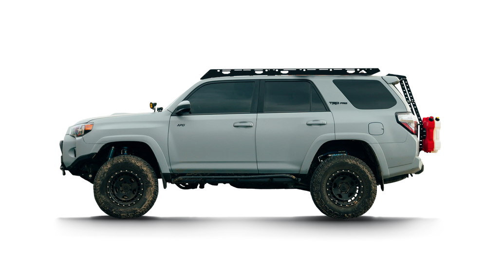 The Crestone (2010-2021 4Runner)Roof Rack Full Height (No Light Bar) Black Textured Powder Coat